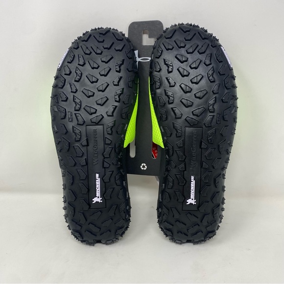 Under Armour Project Rock Slides Mens 12 Michelin Charged Cushioning Lime Green - Picture 9 of 9